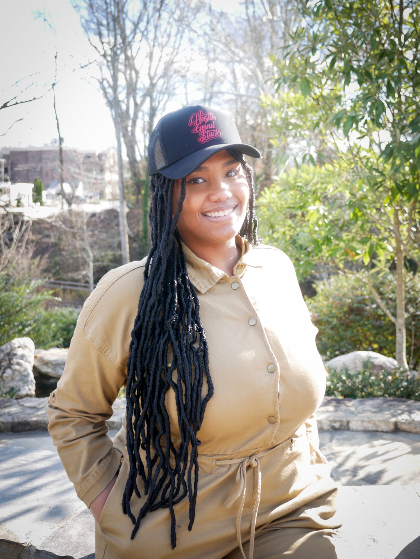 Hustle,Grind, Stack -Trucker Hats