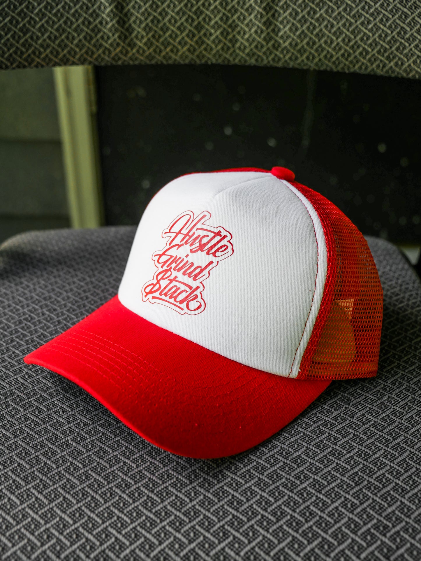 Hustle,Grind, Stack -Trucker Hats