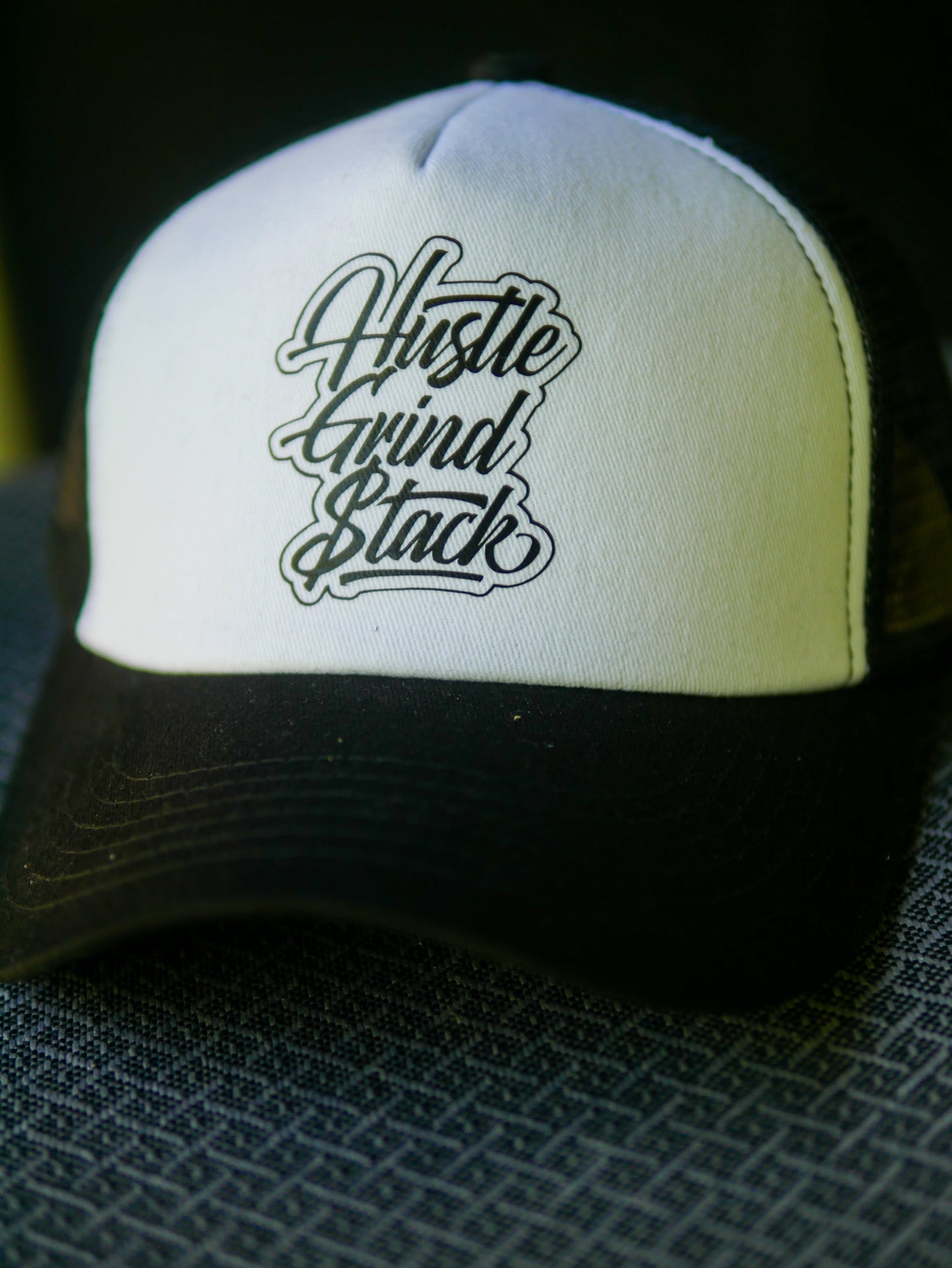 Hustle,Grind, Stack -Trucker Hats