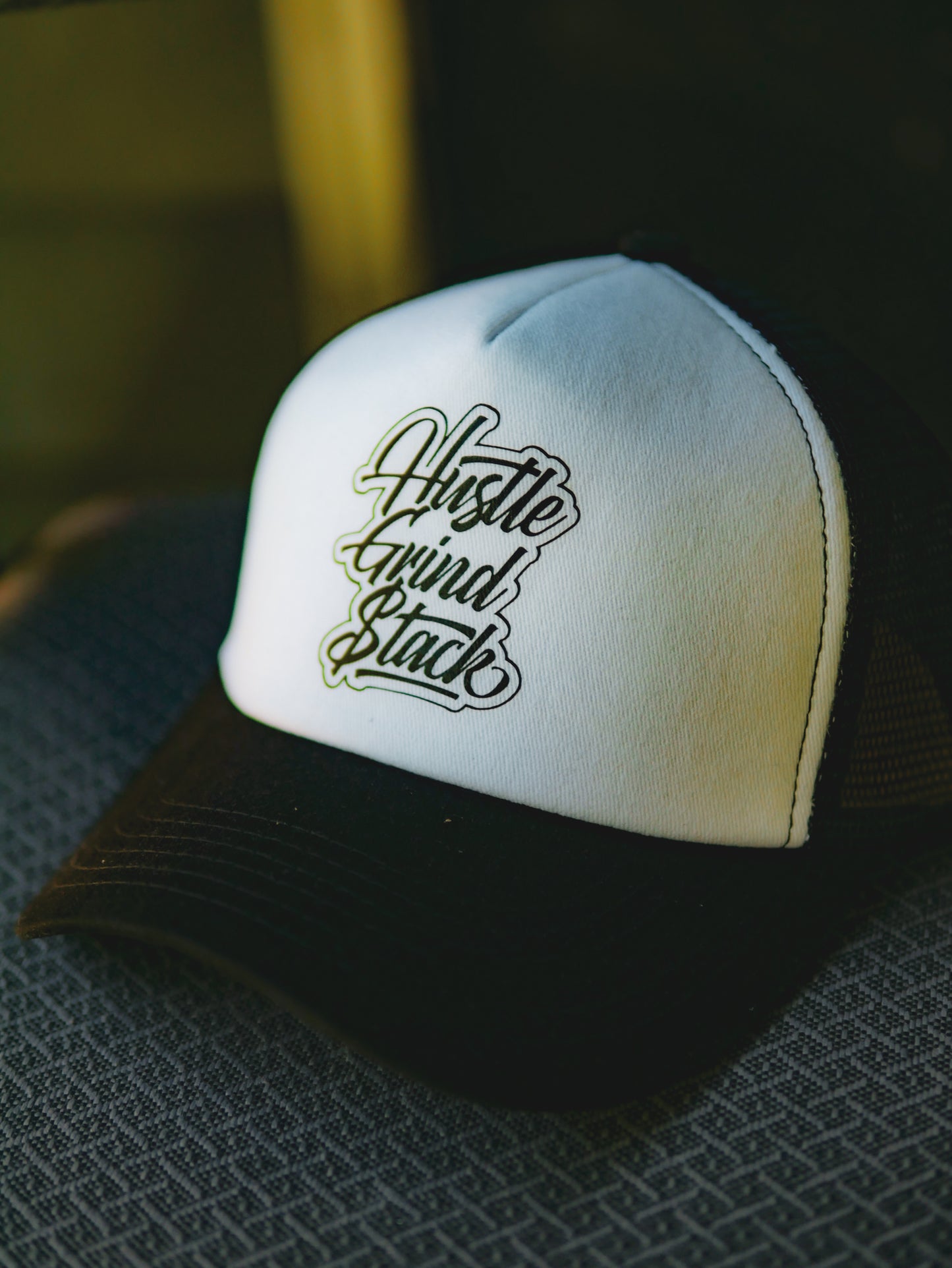 Hustle,Grind, Stack -Trucker Hats