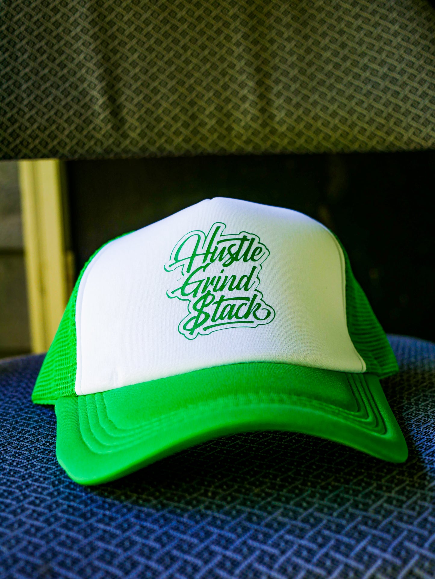 Hustle,Grind, Stack -Trucker Hats