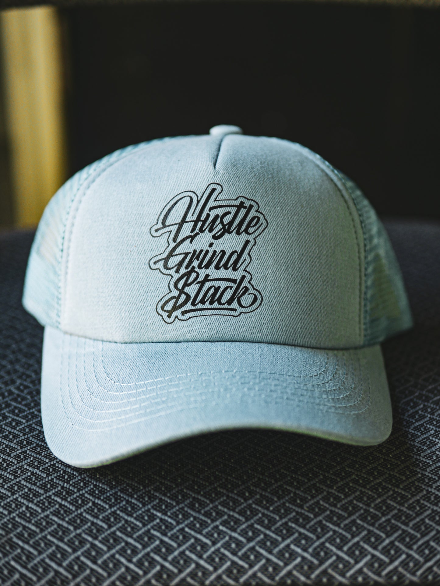 Hustle,Grind, Stack -Trucker Hats