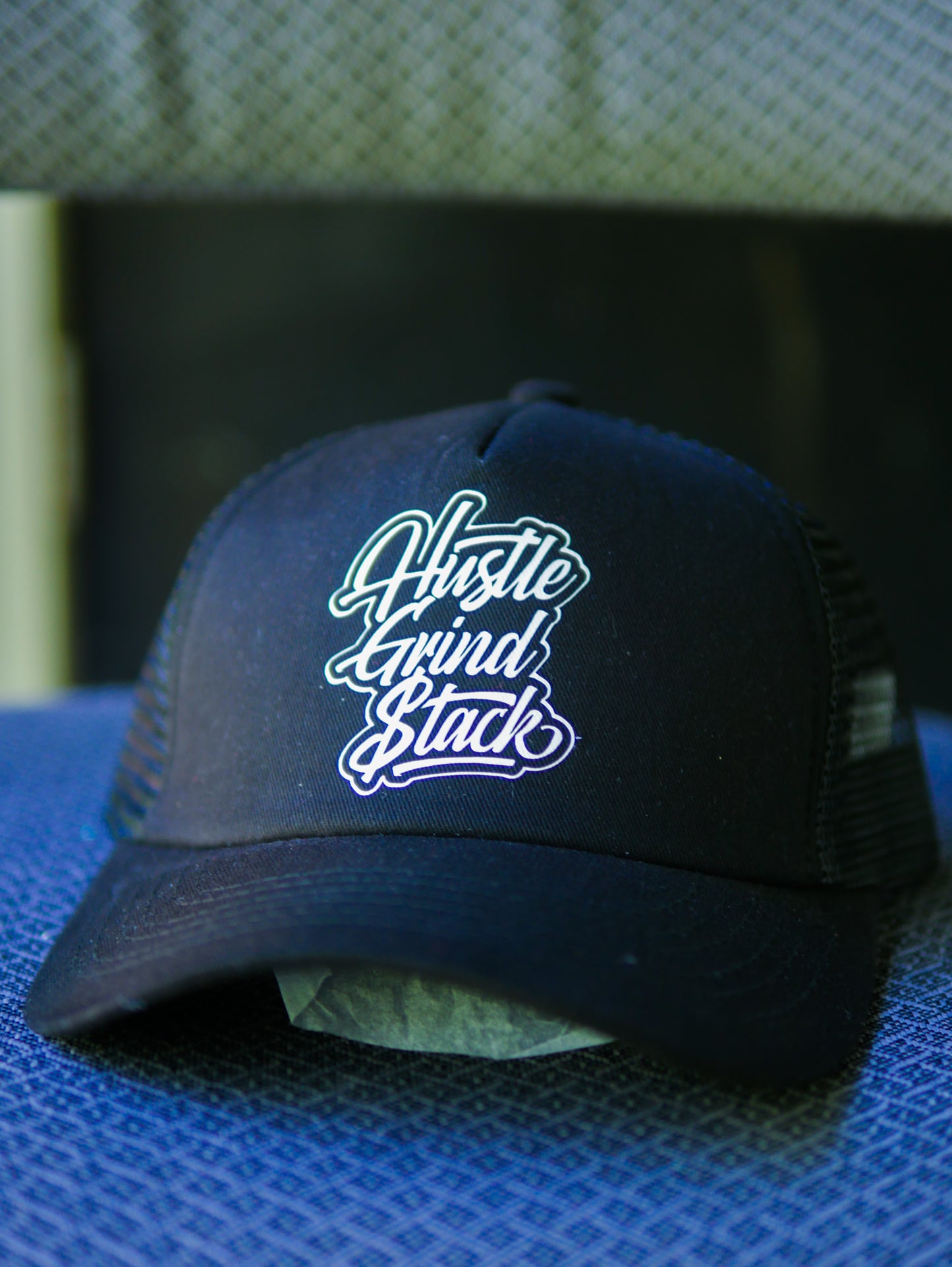 Hustle,Grind, Stack -Trucker Hats