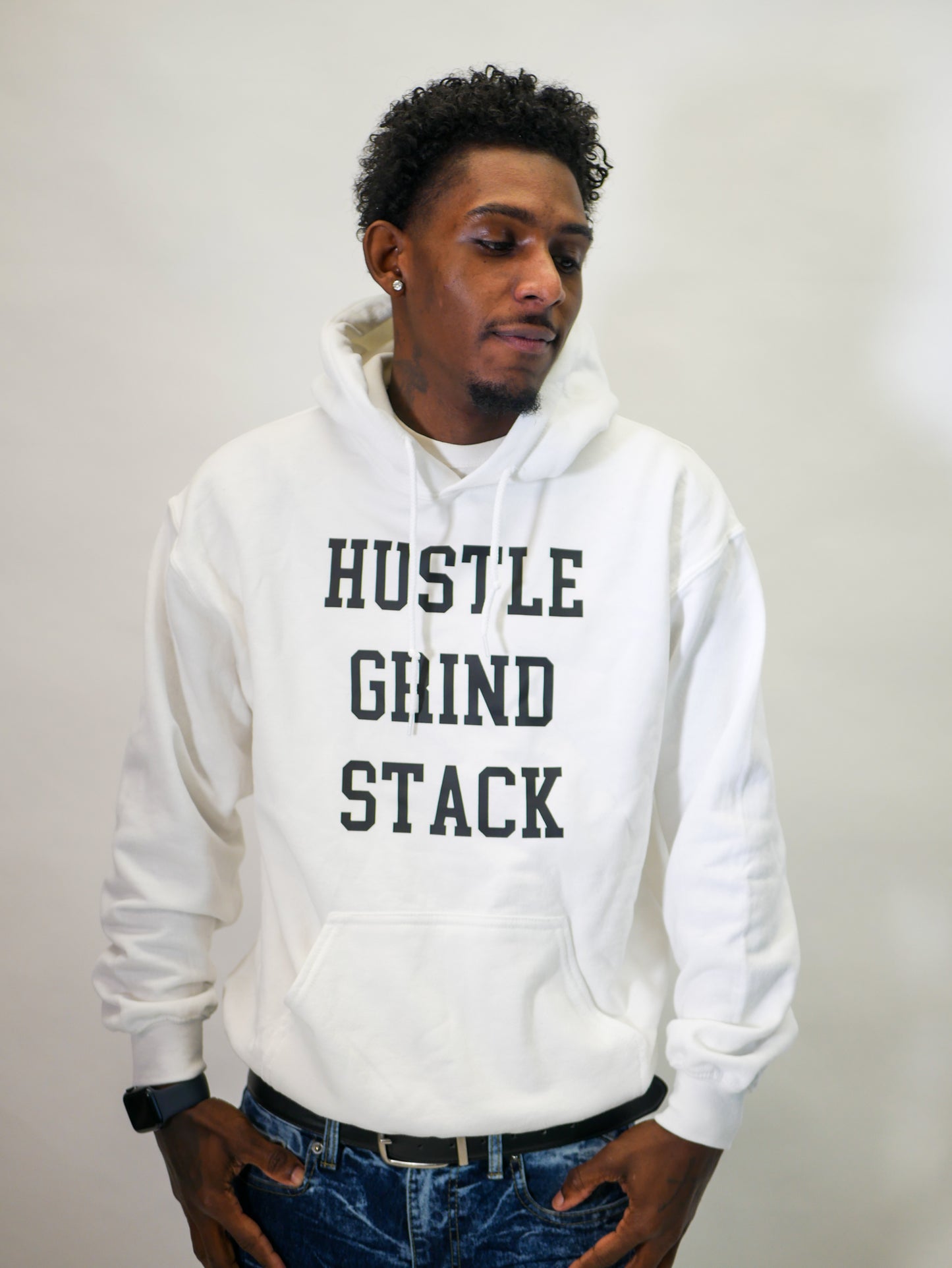 Hustle Grind Stack Hoodie